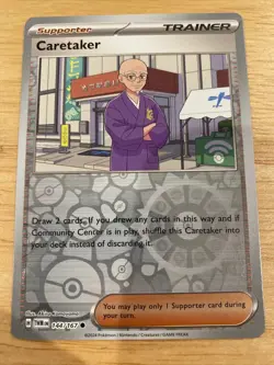 Reverse Holo Caretaker - 144/167 Common Twilight Masquerade Pokemon TCG - Image 1