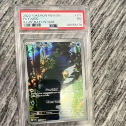 Pokemon TCG Psyduck 175/165 SV 151 Illustration Rare Holo ENG PSA 7 - Image 1