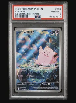 Pokemon TCG: Perfect Order - Clefairy 094/088 PSA 10 - Image 1