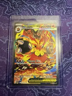Pokemon TCG Mega Emboar Ex 273/217 SIR Ascended Heroes NM - Image 1