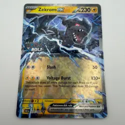 Pokemon TCG Zekrom ex Black Bolt Stamped Holo Double Rare 034/086 NM - Image 1