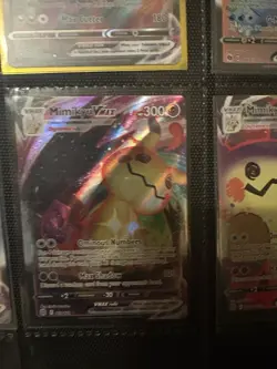 Pokemon TCG Sword & Shield VMAX Holo Lot of 6 Cramorant Crobat Mimikyu - Image 3