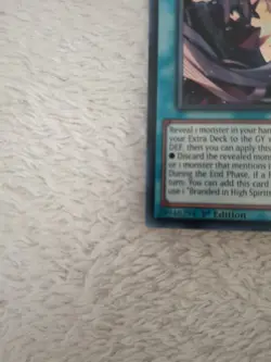 YUGIOH Secret Rare Branded In High Spirits RA05-EN067 1st Edition - Image 4