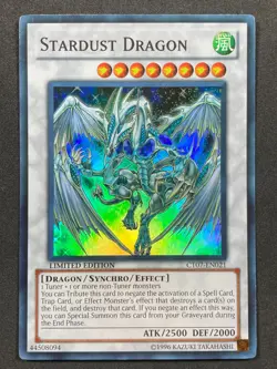 Yu-Gi-Oh Stardust Dragon CT07-EN021 Super Rare Limited Edition VLP - Image 1