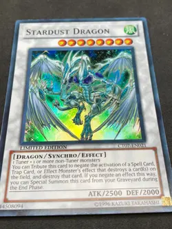 Yu-Gi-Oh Stardust Dragon CT07-EN021 Super Rare Limited Edition VLP - Image 2