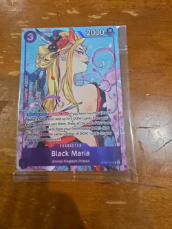 One Piece Black Maria Promo Alternative Art Sealed, OP08-074 SR - Image 1