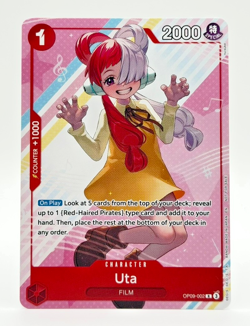 One Piece TCG Uta OP09-002 Rare Promo Welcome Pack Vol 2 NM English OP09 - Image 1