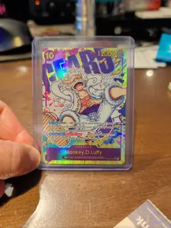One Piece TCG OP05-119 Monkey D. Luffy Gear 5 Parallel SEC Alt Art English - Image 1
