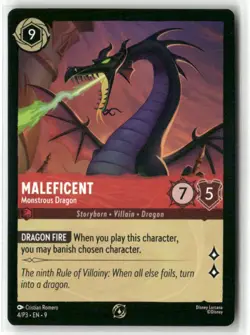 Maleficent #4/P3 Fabled Promo | Disney Lorcana - Image 1