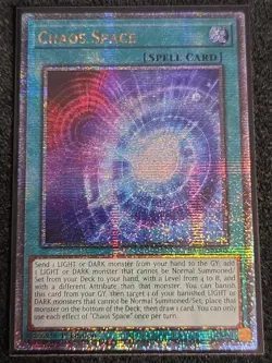 Yugioh Chaos Space RA01-EN065 Quarter Century Rare 1st Ed NM - Image 1