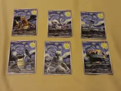 6 Pokemon x Van Gogh Black Star Promo ACG Art Card - NM - Image 1