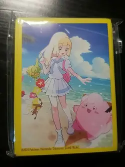 Pokemon TCG Lillie’s Clefairy Tournament Collection Card Deck Sleeves (65) - Image 1