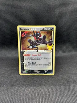Greninja Gold Star SWSH144 SWSH: Sword & Shield Promo Cards Holo Celebration LP+ - Image 1