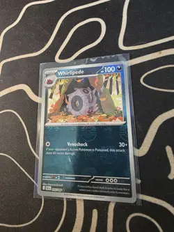Whirlipede 055/086 Black Bolt Masterball Reverse Holo Pokemon Card - English - Image 1