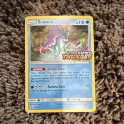 Suicune SM149 Sun & Moon Lost Thunder Promo Pokemon TCG Regular Water Basic Card - Image 1