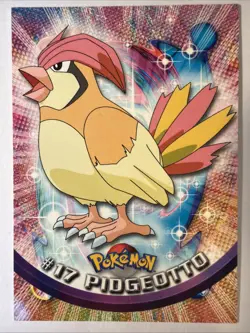PIDGEOTTO #17 Pokemon Card TCG Topps TV Animation - Image 1