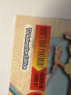 PIDGEOTTO #17 Pokemon Card TCG Topps TV Animation - Image 5