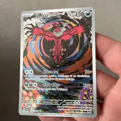 Pokemon TCG Yveltal Paradox Rift Holo Card 205/182 Illustration Rare - Image 1