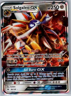 Solgaleo GX 89/149 SM Base Set - Pokemon Card - NM - Image 1