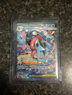 Mega Greninja EX 116/086 Chaos Rising SIR Special Illustration Rare English 2026 - Image 1