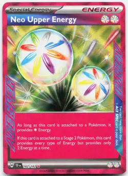 Neo Upper Energy 162/162 ACE SPEC Rare Temporal Forces Pokemon Near Mint - Image 1