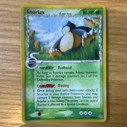 Nintendo Snorlax 10/101 Delta Species 2006 80 HP Rare Reverse Holo English - Image 1