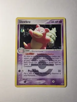 Pokemon Slowbro Reverse Holo 14/112 Fire Red Leaf Green NM EX FRLG 2004 - Image 1