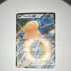 The Pokemon Company Snorlax ex SV Prismatic Evolutions Holo Double Rare 076/131 - Image 1