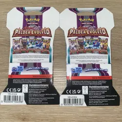Pokemon TCG Booster Packs Scarlet & Violet Paldea Evolved New Sealed of 2 Packs - Image 2