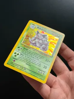 Pokemon TCG Nidoking Base Set Holo Unlimited Rare 011/102 - Image 3