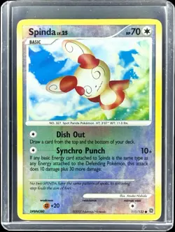 Pokemon TCG Spinda Secret Wonders 111/132 Reverse Holo HP Heavy Play - Image 1