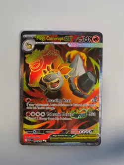 Mega Camerupt ex 156/132 Ultra Rare Full Art - Mega Evolution MEG Pokemon NM 156 - Image 1