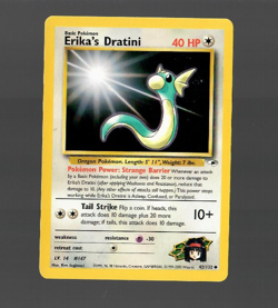 Pokemon TCG Erika's Dratini Gym Heroes 42/132 Unlimited Uncommon LP/NM - Image 1