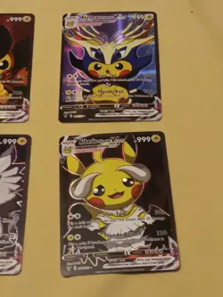 6Pikachu Pokemon Card Holo GX VSTAR VMAX GX EX Cosplay Art - Image 4