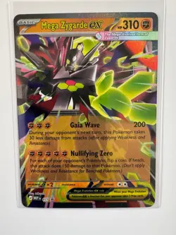 MEGA ZYGARDE EX 071 ME: MEGA EVOLUTION PROMO HOLO POKEMON HOLO NM/M TAKUYOA - Image 1