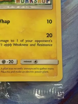 Pokemon Promos #SM86 Build-A-Bear Pikachu Sealed - Image 5
