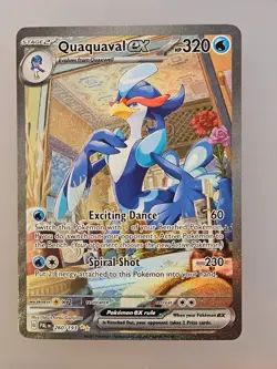 Rare Pokemon TCG Quaquaval ex 260/193 Special Illustration Holo Sv02 - Image 1
