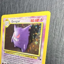 Pokemon TCG Gengar Fossil Holo Rare Unlimited 5/62 80 HP 1999 English WOTC - Image 4