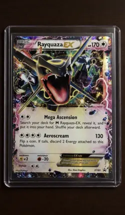 Pokemon Company Rayquaza EX XY69 Promo Holo Full Art 170 HP English XY - Image 1