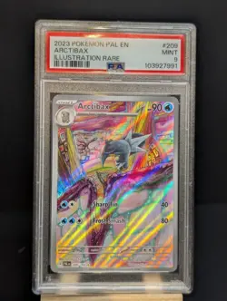 The Pokemon Company Pokemon TCG Paldea Evolved Arctibax 209/193 IR Holo PSA 9 - Image 1