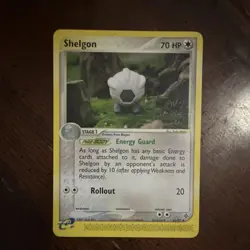 Nintendo Pokemon TCG Shelgon 41/97 EX Dragon Stage 1 Uncommon 70 HP English - Image 1