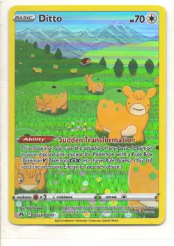 Ditto - GG22/GG70 - Ultra Rare - Crown Zenith Galarian Gallery - Pokemon - NM/M - Image 1