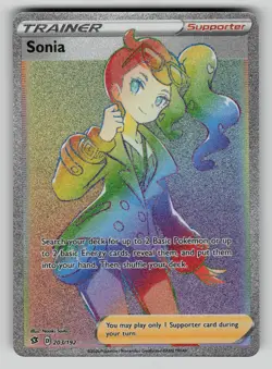 Sonia 203/192 Rebel Clash Pokemon NM - Image 1