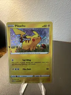 Pikachu SWSH039 25th Anniversary Black Star Promo Pokemon NM General Mills - Image 1