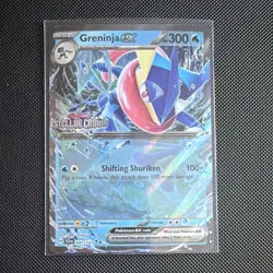 ⁉Pokemon Greninja EX Stellar Crown Double Rare Stamped Holo 300HP 041/142⁉ - Image 1