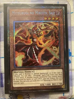 Konami Yu-Gi-Oh! TCG Mitsurugi no Mikoto, Saji - STARLIGHT -L26D-ENM05 1st Ed - Image 1