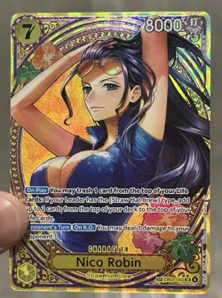 One Piece EB03 Nico Robin SP EB03-055 English Special Alternate Art - Image 1