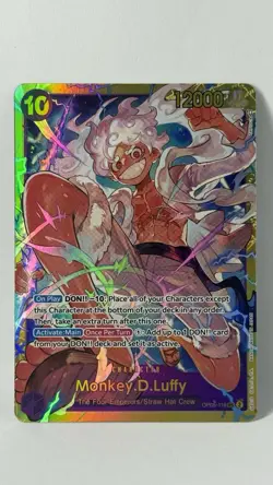 Monkey.D.Luffy OP05-119 SEC Secret Rare Foil Alt Art Awakening New Era EN - Image 1