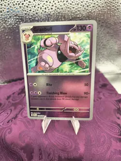 Granbull 038/094 Phantasmal Flames PFL Reverse Holo Uncommon Pokemon Card - Image 1