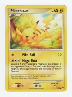 2009 Pokemon Pikachu TCG #71/99 Platinum Arceus Card Regular LP - Image 1